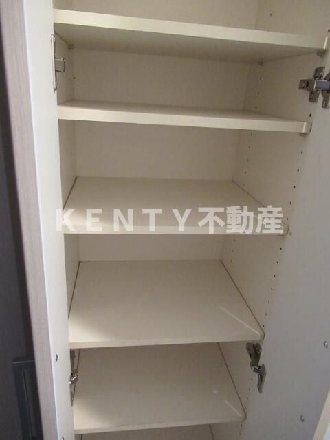 収納　十分な収納スペースがあります