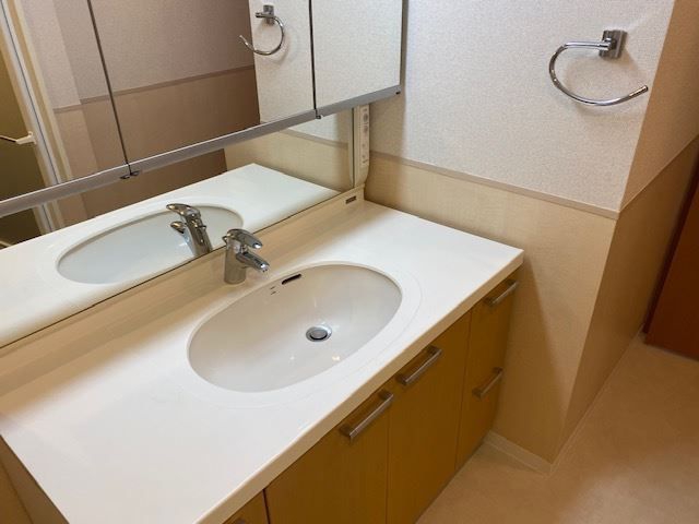洗面設備　写真は同タイプ住居です