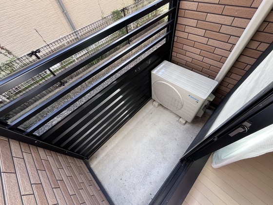 バルコニー　※別部屋の写真です