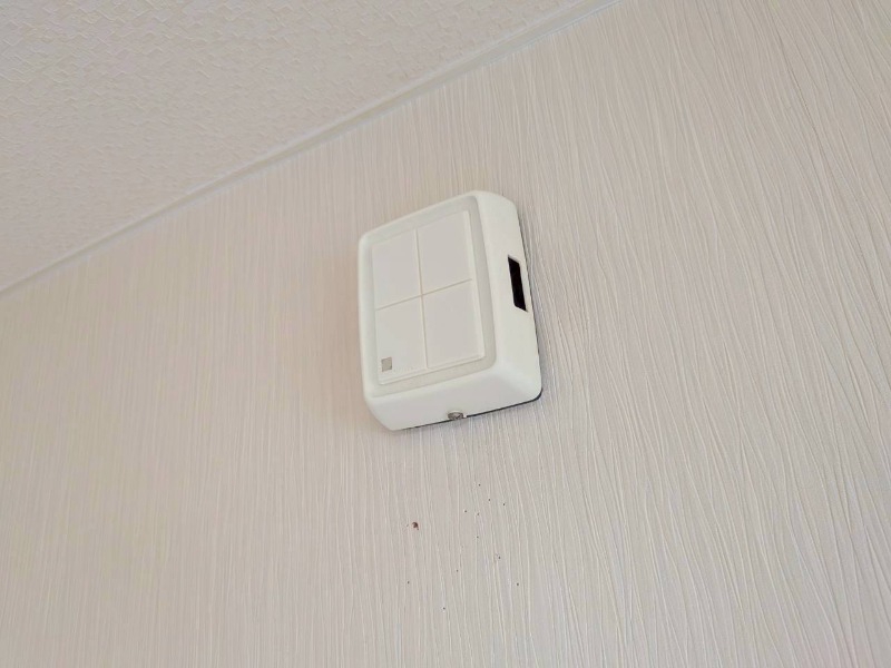 セキュリティ　来客時にはこちらのチャイムが鳴りますよ。