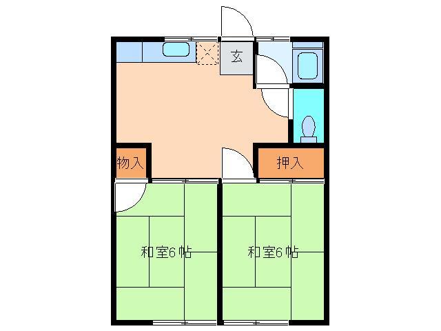 シティハイム陽光の間取り写真
