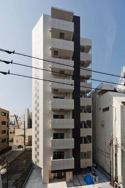 建物外観　外観タイル張りです