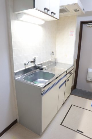キッチン　自炊派にうれしいガスコンロ設置可