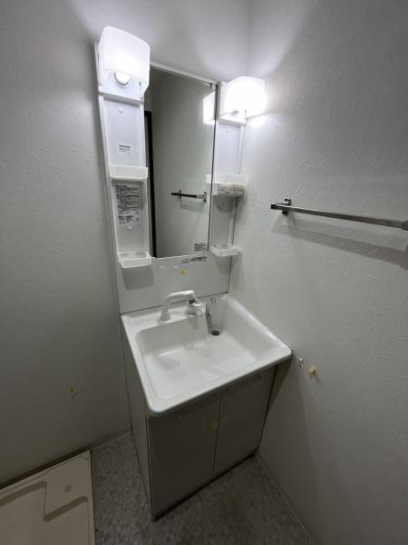 洗面設備　便利なシャンプードレッサー付き
