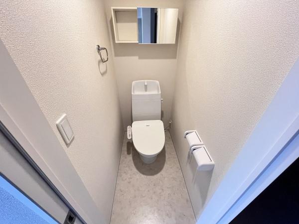 トイレ　同施工ハウスメーカーの別物件の室内写真