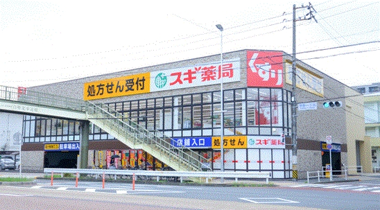ドラックストア　スギ薬局 白壁店（ドラッグストア）まで665m