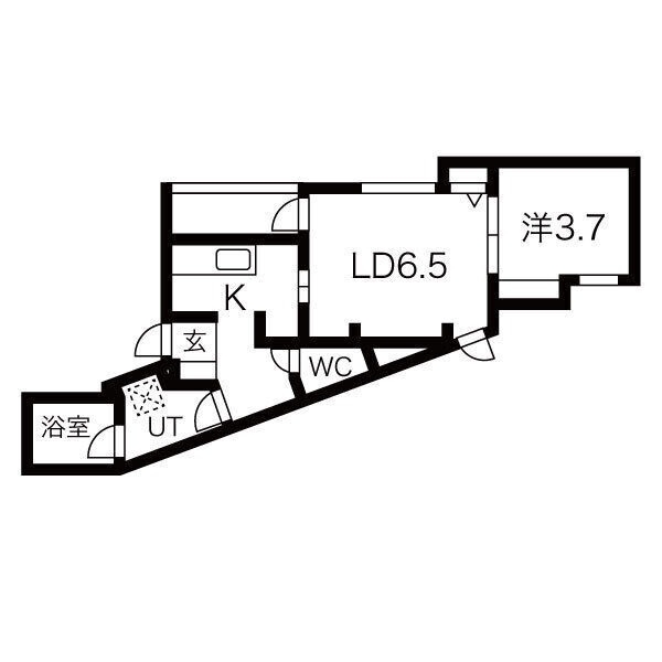 K’s style JR 二日市西の間取り写真