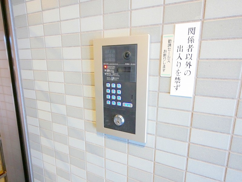 セキュリティ　オートロック付きで防犯面もしっかりしています！