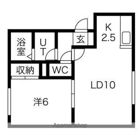ジュピター白石中央Iの間取り写真