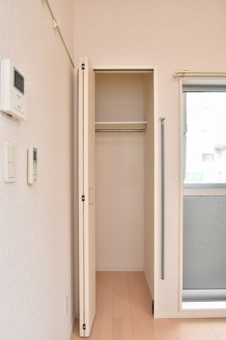 収納　たっぷりとした収納スペースです