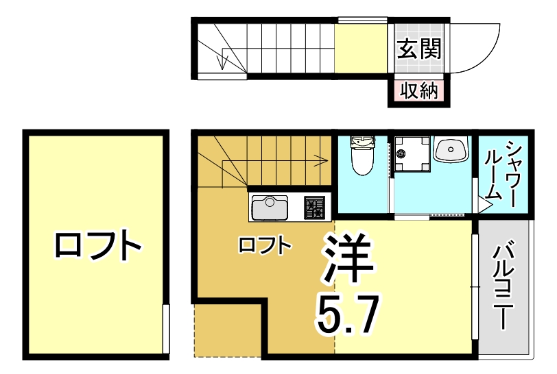 アリビア山手の間取り写真