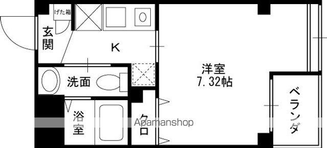 ＪＲ片町線 徳庵駅 徒歩5分 4階建 築20年の間取り写真