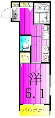 MELDIA柏の間取り写真