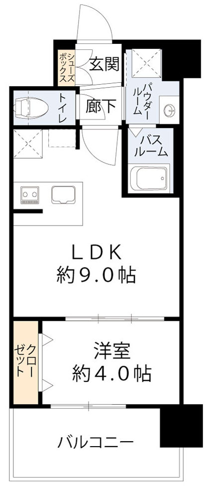 スワンズシティ大阪フルーアの間取り写真