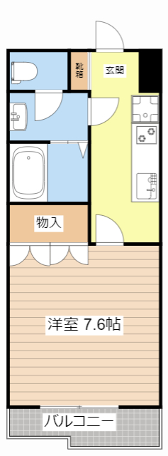 U.SA-KMHヴィラすみれの間取り写真