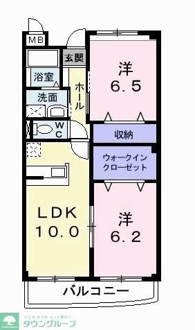 東武伊勢崎線 剛志駅 3階建 築23年の間取り写真