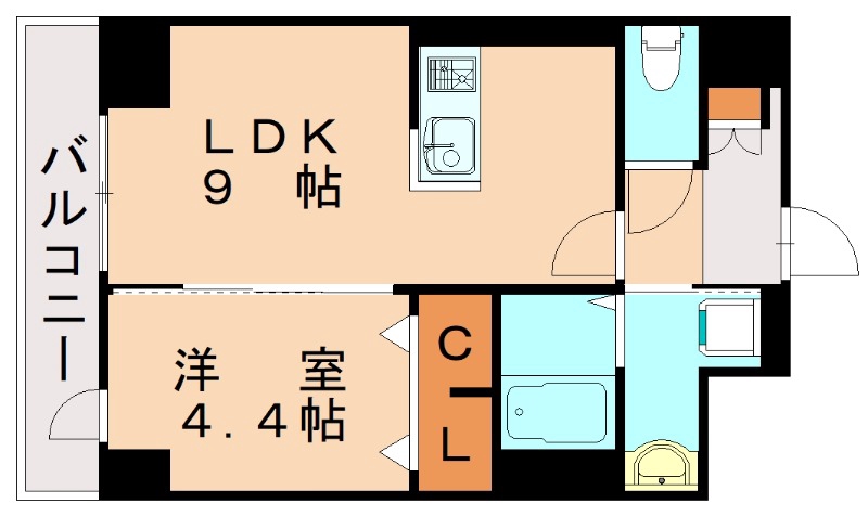 ホルツ博多駅前の間取り写真