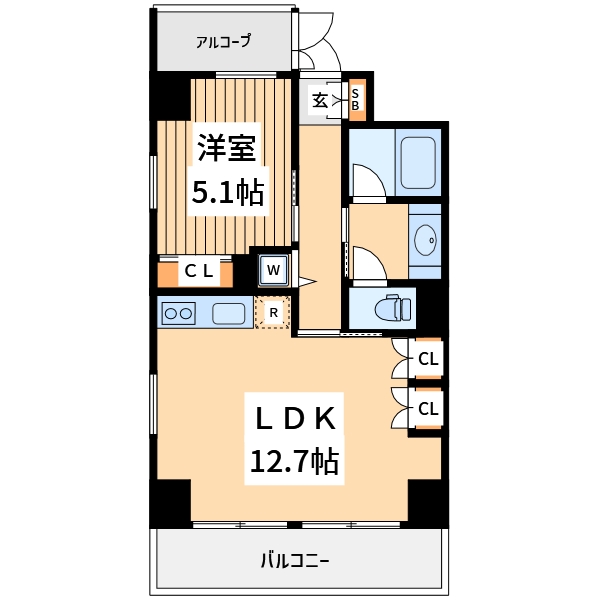 ロジュマン湘南の間取り写真