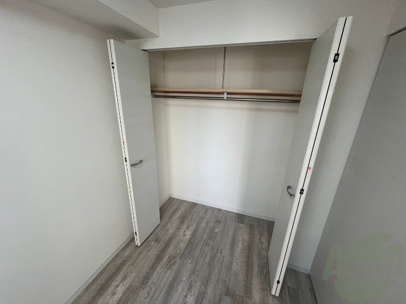 収納　洋室にあった収納。荷物がたくさんあっても大丈夫。