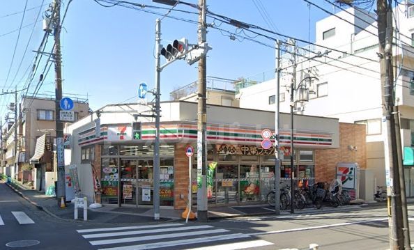 コンビニ　セブンイレブン練馬中杉通り店（コンビニ）まで80m
