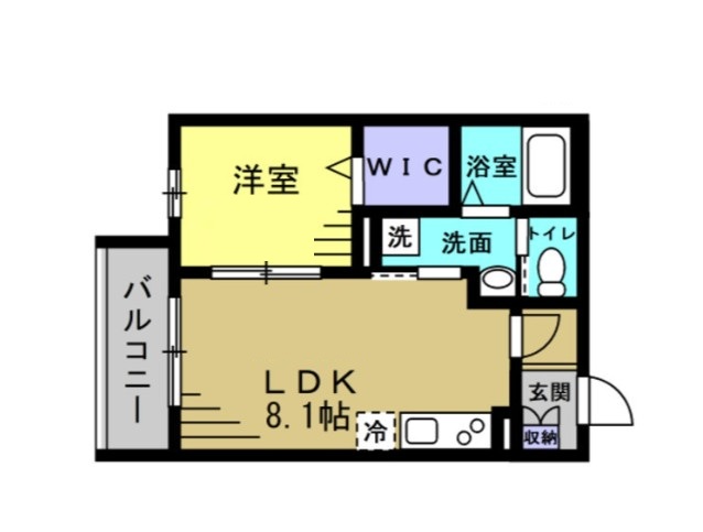 ＪＲ総武線快速 船橋駅 徒歩12分 3階建 築1年の間取り写真