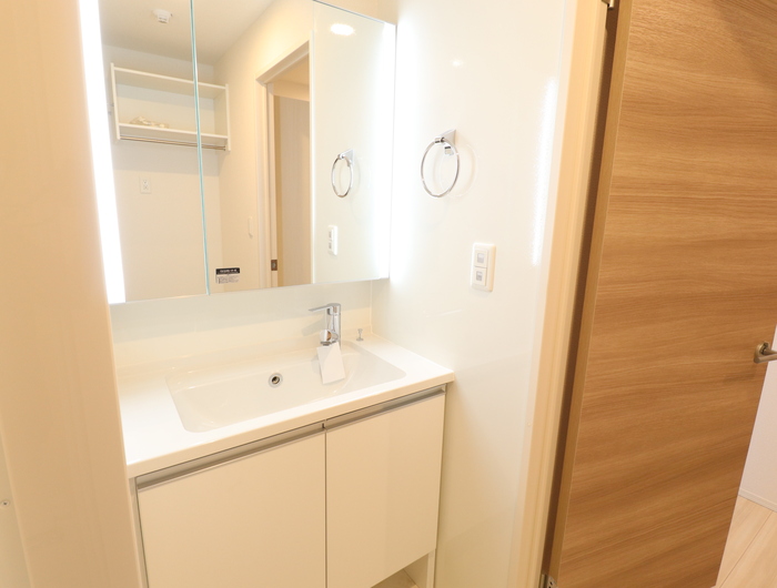 洗面設備　※同タイプの部屋写真です