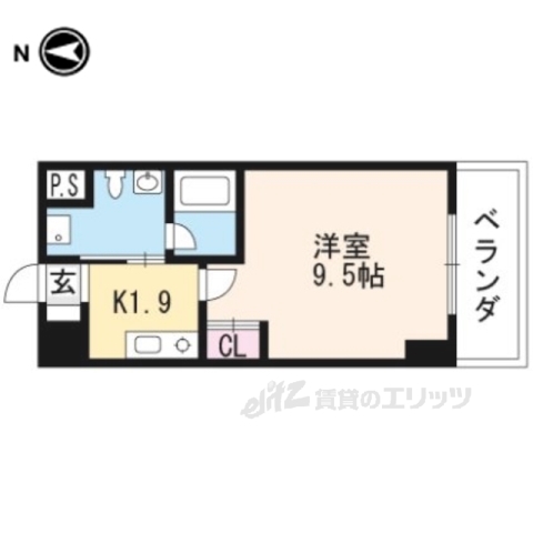 ティアラ京桃山の間取り写真