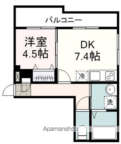 グランデクレシタ鷹匠の間取り写真