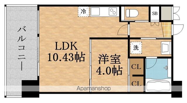 地下鉄谷町線 都島駅 徒歩10分 12階建 築4年の間取り写真