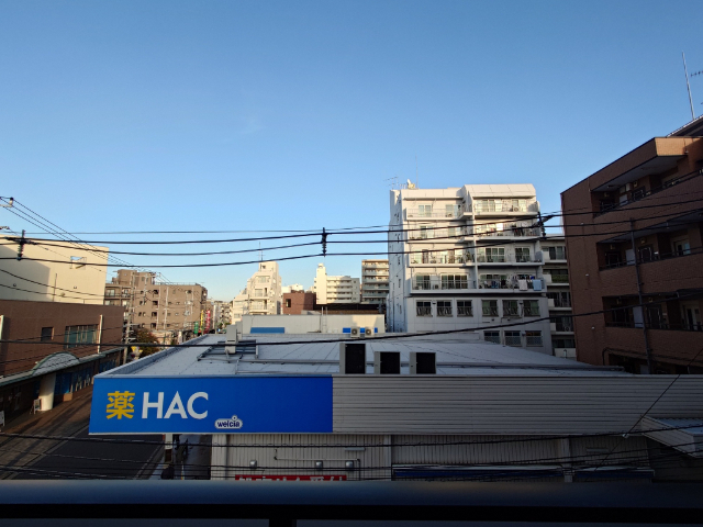 眺望　同向き下階の眺望