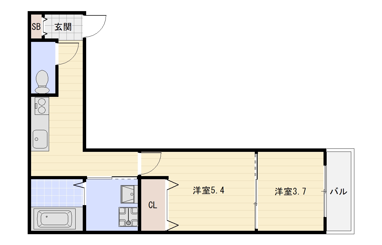 ＪＲおおさか東線 新加美駅 徒歩4分 3階建 築1年の間取り写真