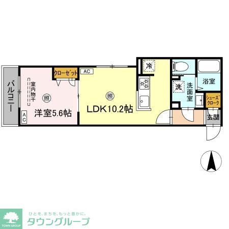 グラナーデ西保木間の間取り写真
