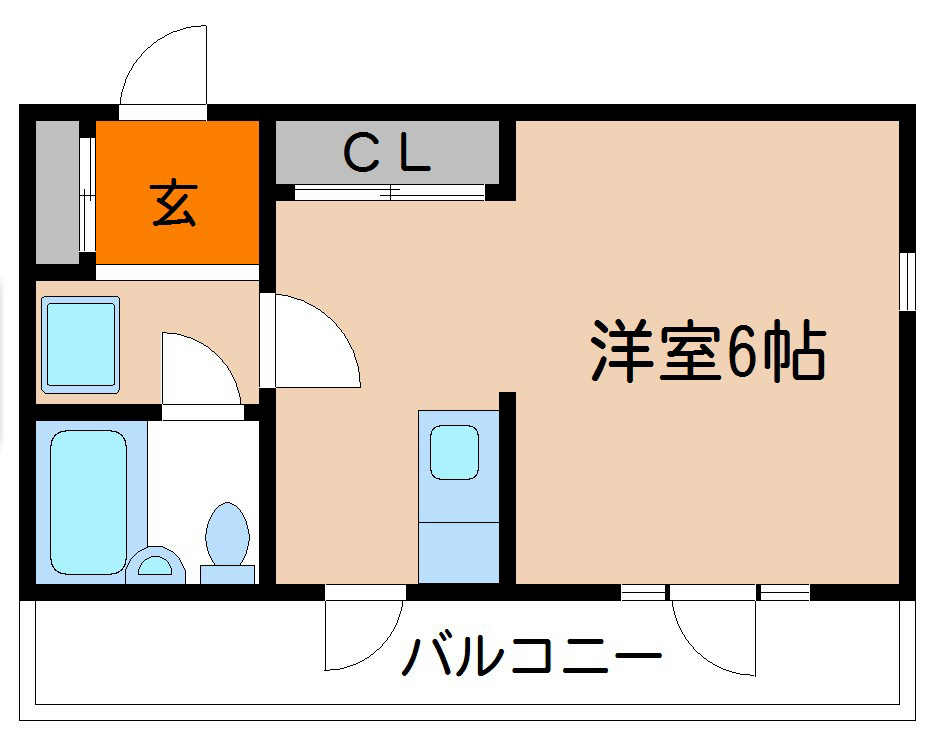 リバティ西陣の間取り