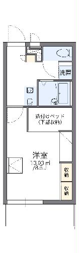 【レオパレスグルーデテンポの間取り】