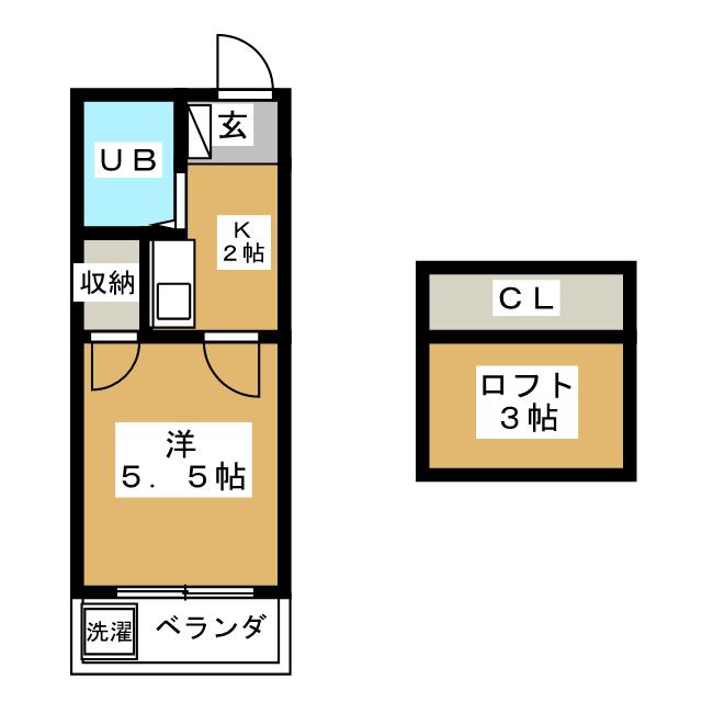 Ｋ’ｓIIの間取り