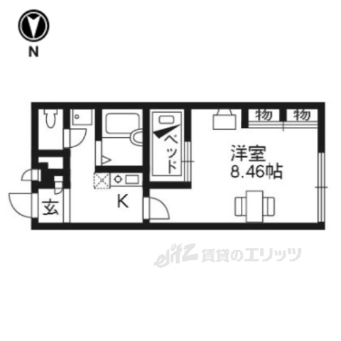 レオパレス川口東扇の間取り