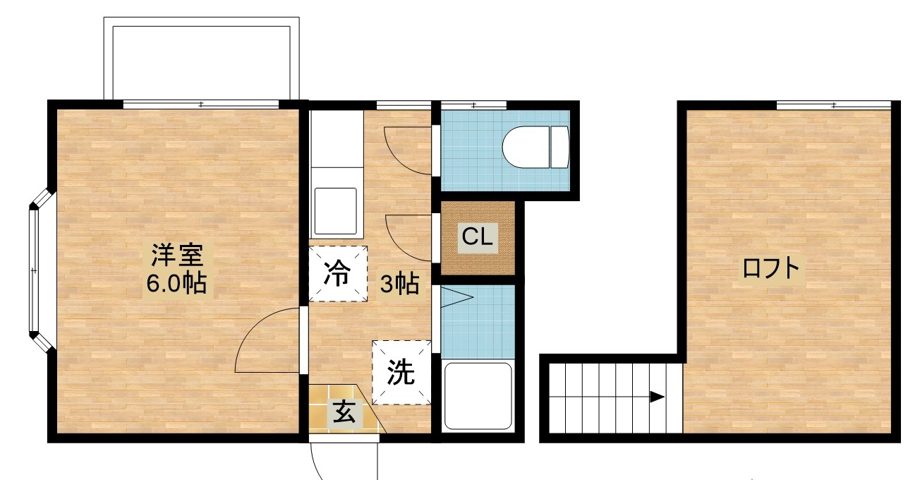 メゾンブランシュの間取り