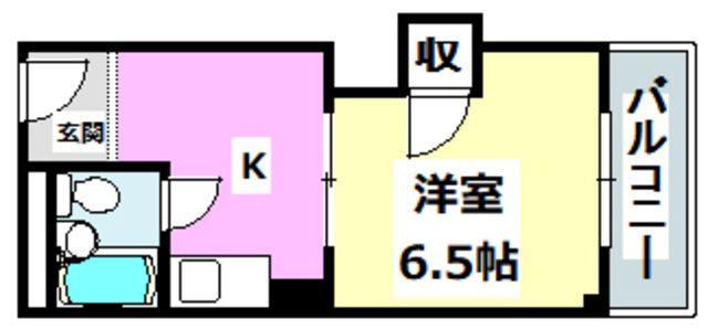 【山崎第８マンションの間取り】