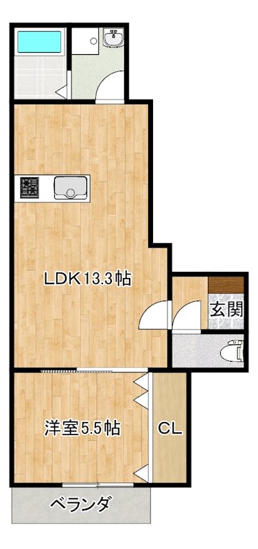 リタリッチ針摺南の間取り