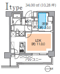 レスピール蓮根の間取り