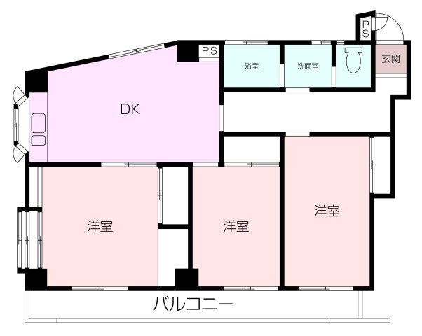 富士航空ビルの間取り