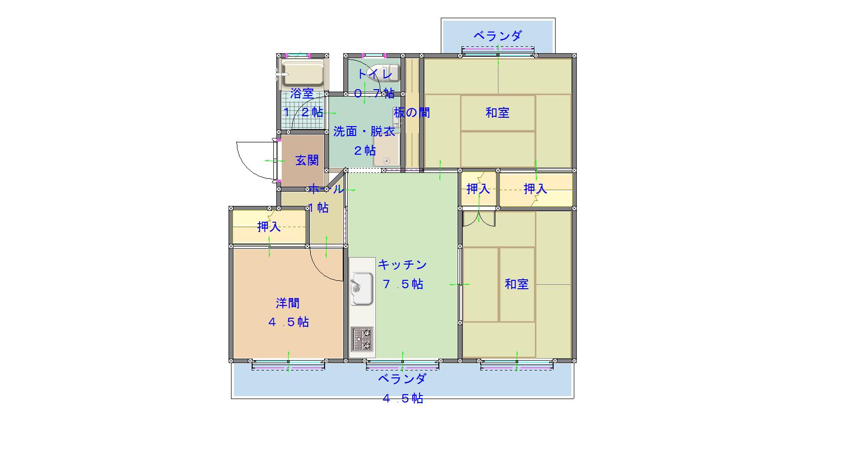 ラウムズパークの間取り