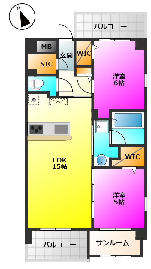 neu(ノイ)の間取り