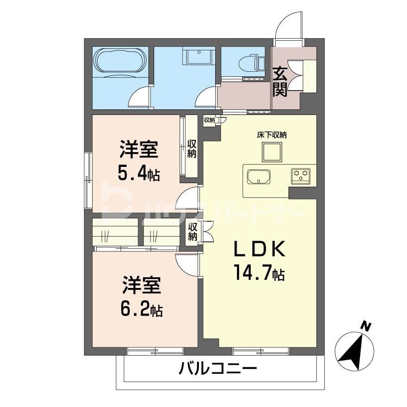 チェリエージョ　ストラーダIIの間取り