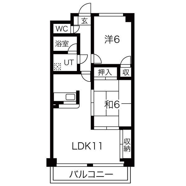 ジョイア杁中の間取り