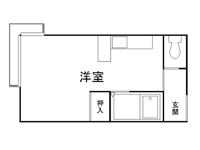 パールハイム山の手の間取り