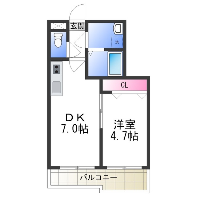 プレミアムスイート狭山駅前の間取り