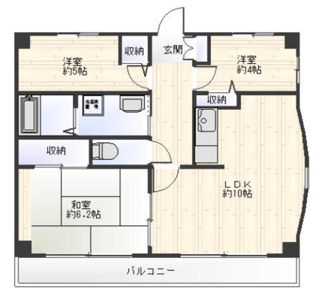 レピドール福田Iの間取り