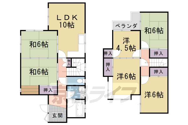 京都市右京区太秦堀池町のその他の間取り