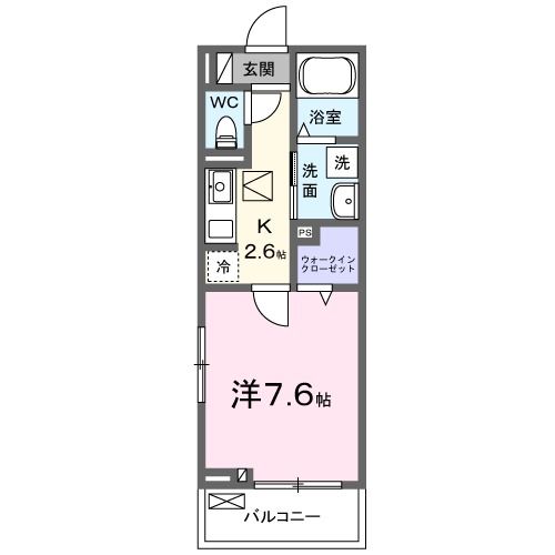 ブルーメＡの間取り